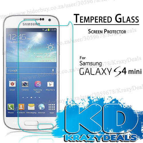 Samsung Galaxy S4 Mini i9190 Tempered Glass Screen Guard - CHEAP SHIPPING :)