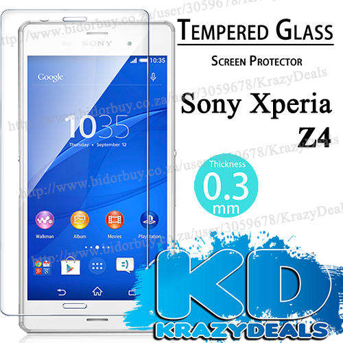 Sony Xperia Z4 Tempered Glass Screen Guard - CHEAP SHIPPING :)