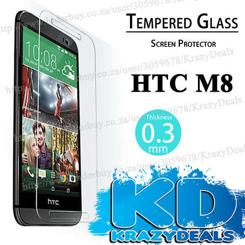 HCT M8 Tempered Glass Screen Guard - CHEAP SHIPPING :)
