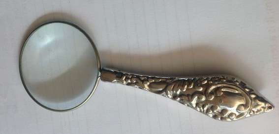 Small Magnifying Glass. Collectors. Metal