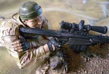 US Mcfarlane figure. Sniper. Baretts 5.0 six inches. Rare