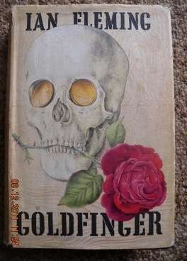 Rare James Bond 1st edition. Gold Finger. 1959. original dust jacket and embossed, foiled hardcover.