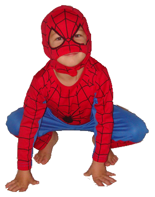 Spiderman Costume/Dress Up - Age 4-5 (M)