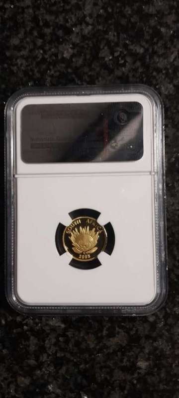 1/10th GRADED GANDHI GOLD COIN