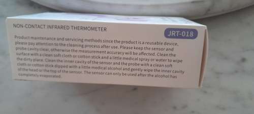 JRTYL NON CONTACT INFRARED THERMOMETER