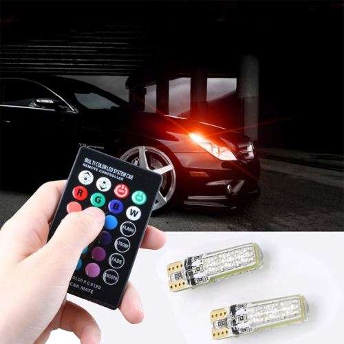 5 PAIRS CAR LIGHTS - DECORATIVE INTERNAL CAR LIGHT - REMOTE CONTROLLED LED