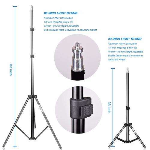 Emart 600W Photography Photo Video Portrait Studio Day Light Umbrella Continuous Lighting Kit