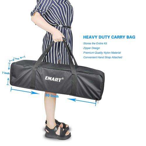 Emart 600W Photography Photo Video Portrait Studio Day Light Umbrella Continuous Lighting Kit