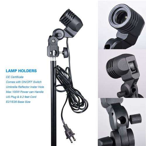 Emart 600W Photography Photo Video Portrait Studio Day Light Umbrella Continuous Lighting Kit