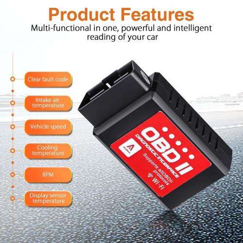 Code Reader Scan Tool Android and Windows Devices,Scanner Adapter Check Engine Diagnostic
