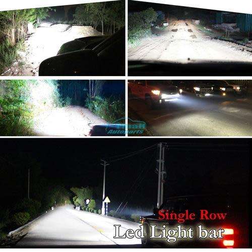 12 LEDS Single Row 5W CREE LED Light Bar