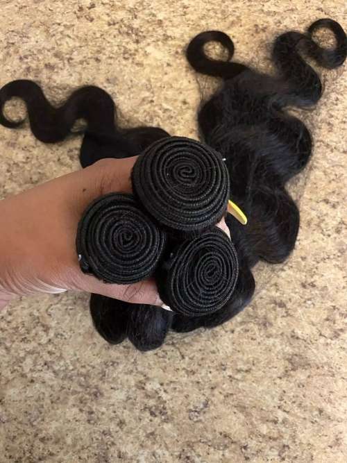 Brazilian Hair Bodywave (20 Inches x 3 Bundles + Closure)