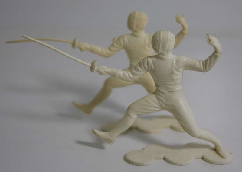 Vintage Plastic Sports figurines