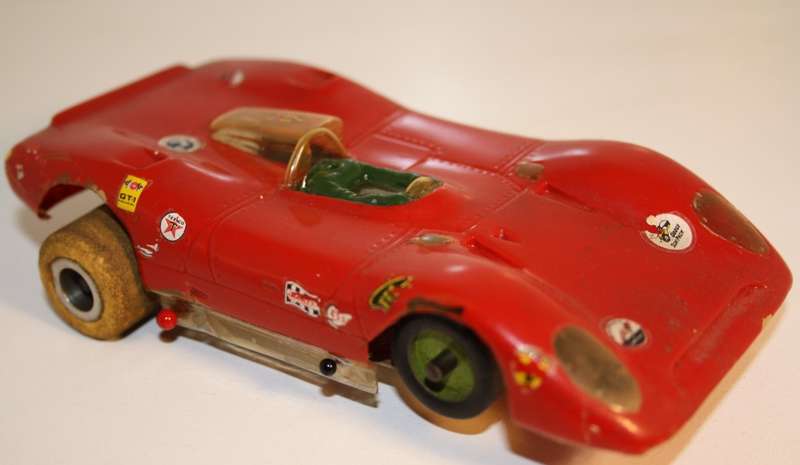 Vintage Scalextric cars (various)  4 cars