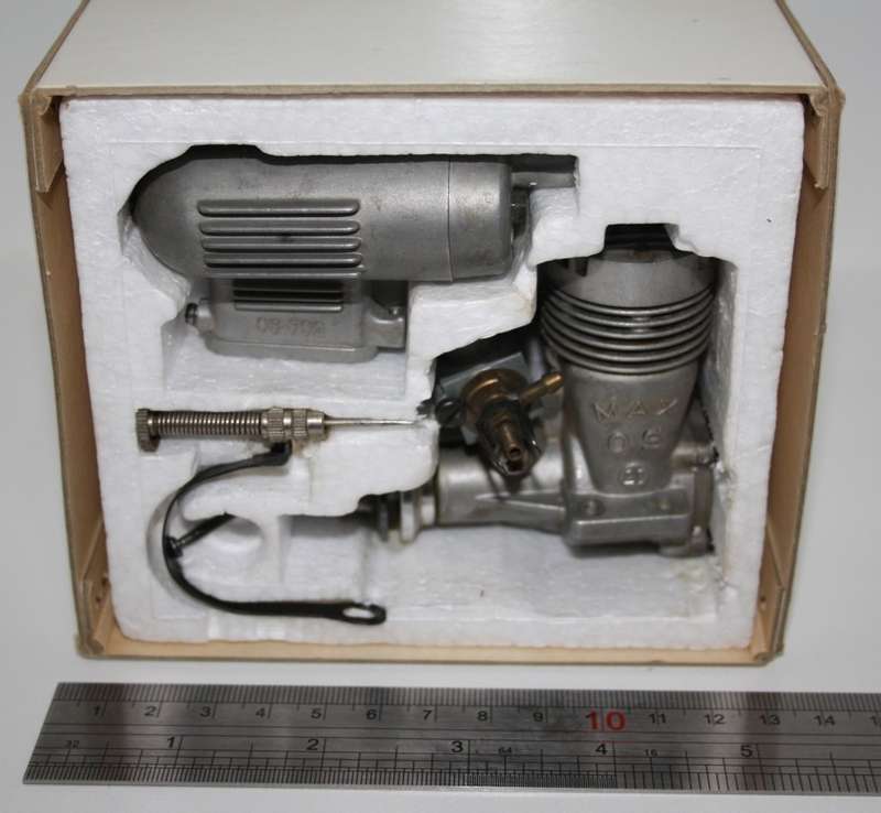 O.S.  MAX 20  RC Model Aircraft Engine & OS 702 Muffler