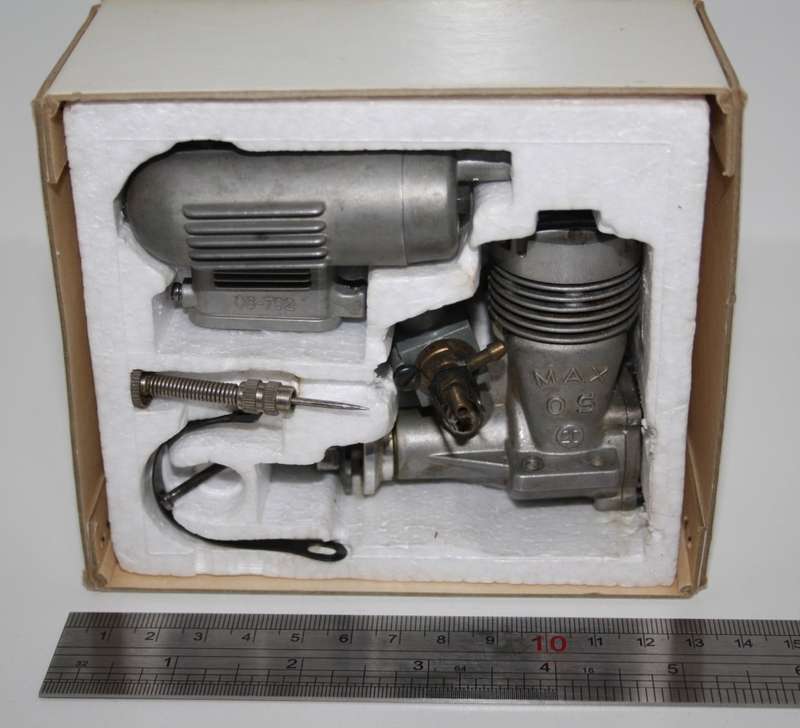O.S.  MAX 20  RC Model Aircraft Engine & OS 702 Muffler