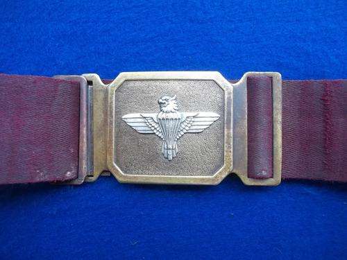 A SCARCE 44 PARACHUTE BRIGADE STABLE BELT-COMPLETE-LOW START!