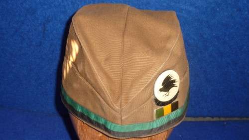 5) A ORIGINAL SCARCE- 31/201 BATTALION BONNIE CAP WITH BADGE & INFN BALKIE-GOOD CONDITION-LOW START!