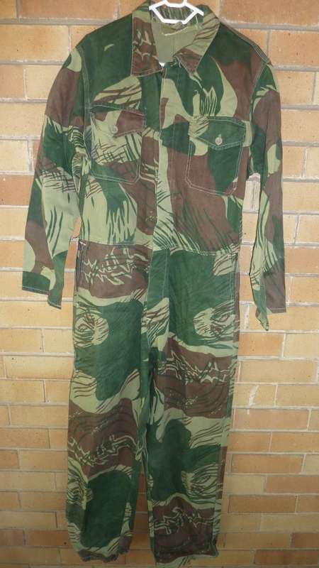 1) A SCARCE RHODESIAN ARMY OVERALL-ORIGINAL(BRUSHSTROKE)-MEDIUM-LOW START!