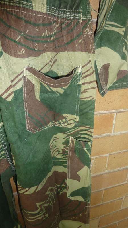 1) A SCARCE RHODESIAN ARMY OVERALL-ORIGINAL(BRUSHSTROKE)-MEDIUM-LOW START!