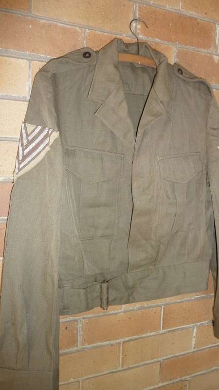 7)A SOUTH AFRICAN -COMBAT -BUNNY JACKET-1971-CORPORAL RANK-MEDIUM-GOOD CONDITION-LOW START!