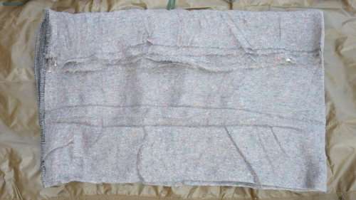 2) A RHODESIAN ISSUE BLANKET & OLIVE GREEN BLANKET WRAP-IN GOOD CONDITION-LOW START!