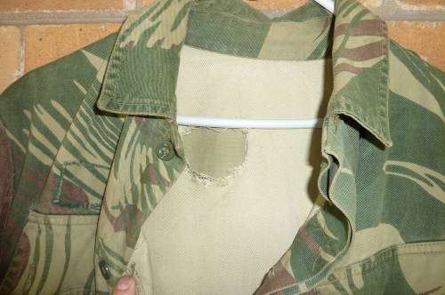 2) RHODESIAN ARMY CAMO (BRUSHSTROKE )-BUSH JACKET-MEDIUM-GOOD CONDITION-LOW START!