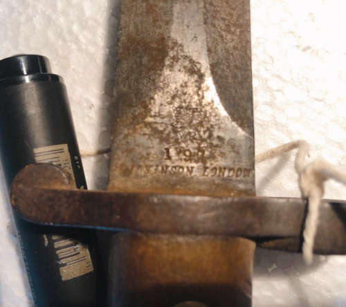 Wilkinson Sword Lee Medford Bayonet with Original Scabbard