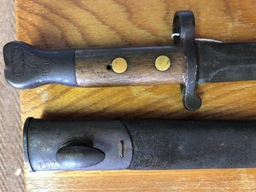 Wilkinson Sword Lee Medford Bayonet with Original Scabbard