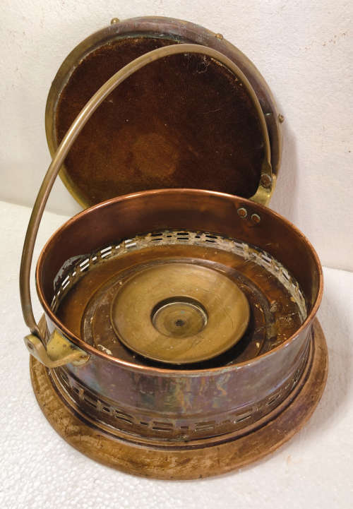 Brass Carriage Foot Warmer