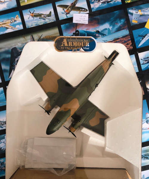 DIE-CAST GUNSHIP SPOOKY DAKOTA C47 FRANKLIN MINT