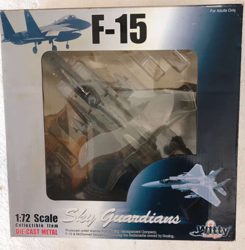 DIE-CAST F-15 EAGLE WITTY WINGS