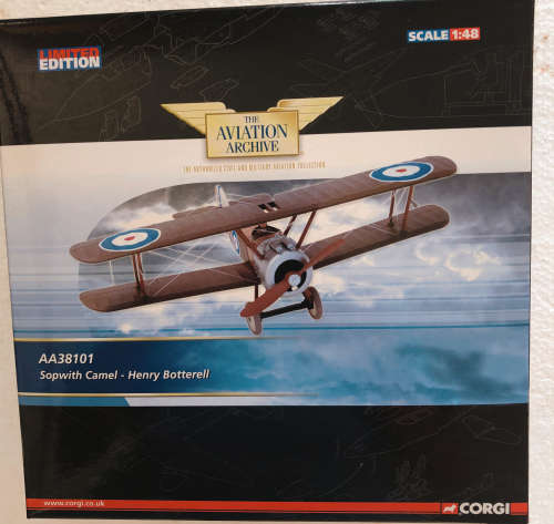 DIE-CAST CORGI LIMITED EDITION SOPWITH CAMEL