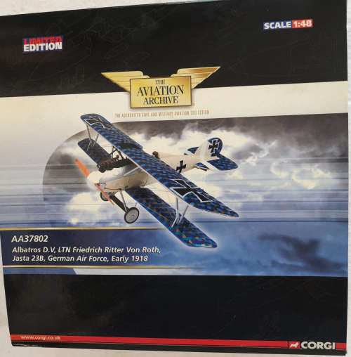 DIE-CAST LIMITED EDITION CORGI ALBATROS D.V.