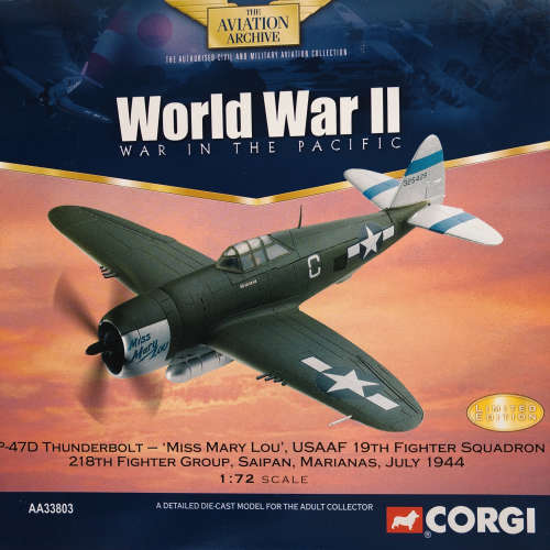 DIE-CAST CORGI LIMITED EDITION P-47D THUNDERBOLT