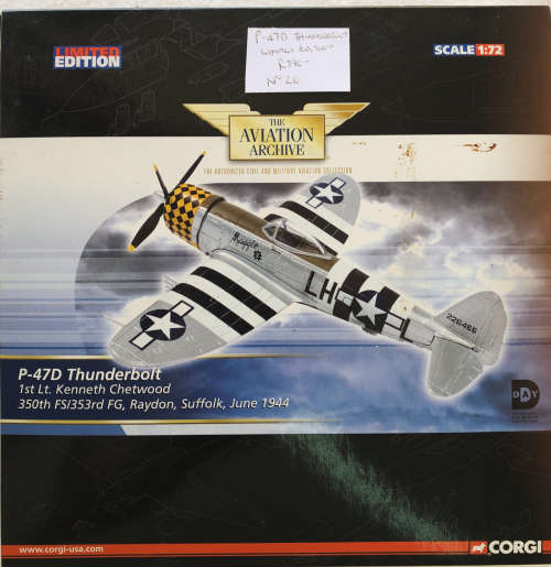 DIE-CAST CORGI LIMITED EDITION P-47D THUNDERBOLT