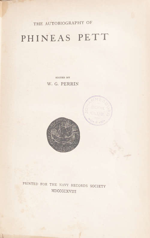 1918 PHINEAS PETT EDITED BY W G PERRIN
