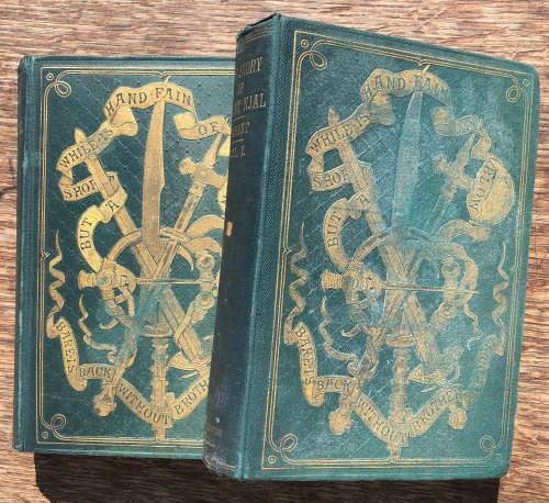 1861 THE STORY OF BURNT NJAL BY GEORGE WEBBE DASENT 2 VOLUMES