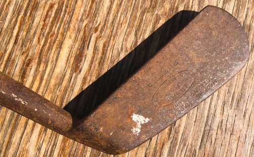 GOLF HICKORY STICK MADE IN SCOTLAND SIGNED BY J B HIDE PROFESSIONAL ROYAL PORT ALFRED GOLF CLUB