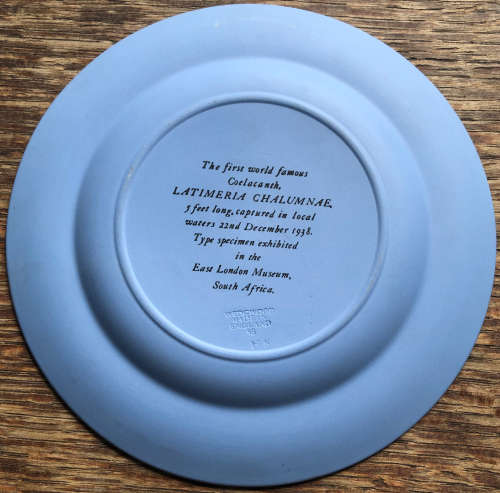 COLLECTION OF MISS M COURTENAY-LATIMER ON THE WEDGWOOD COELACANTH PLATE