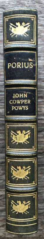 PORIUS BY JOHN COWPER POWYS FIRST EDITION LIMITED EDITION AUTOGRAPHED