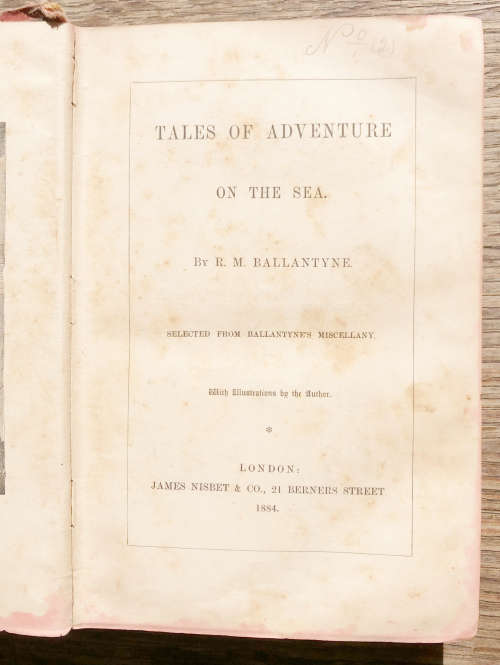 1884 TALES OF ADVENTURE ON THE SEA BY R M BALLANTYNE