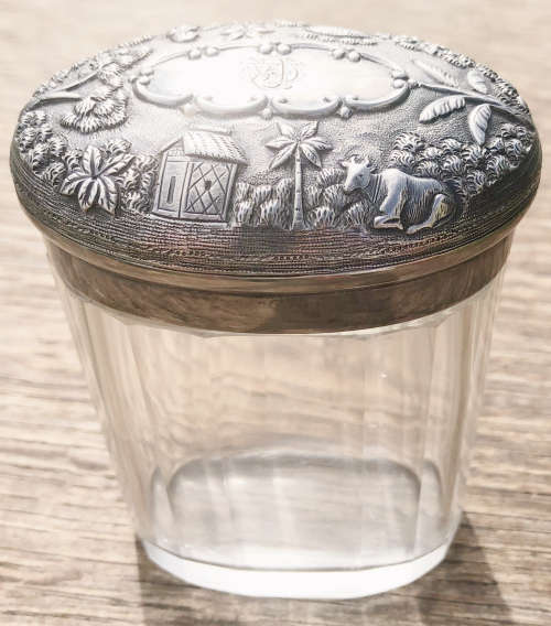 SILVER DRESSING TABLE BOTTLE