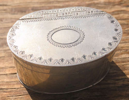 1798 HALLMARKED GEORGIAN SILVER SNUFF BOX
