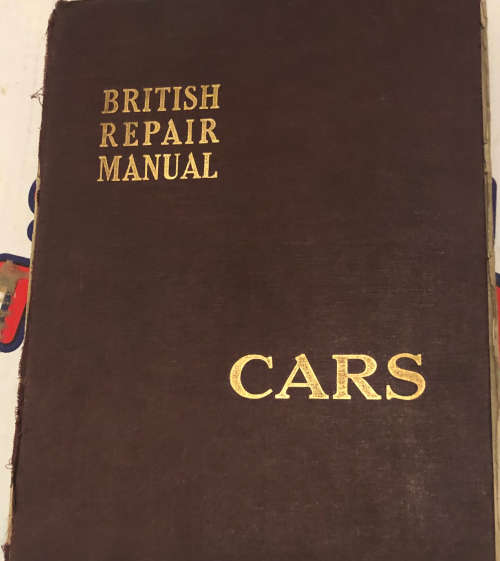 BRITISH REPAIR MANUAL CARS