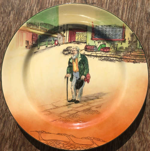 ROYAL DOULTON DICKENS SERIES OLD PEGGOTY PLATE