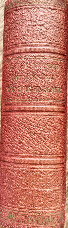 1905 PAEDAGOGISH WOORDENBOEK BY C F A ZERNIKE FIRST EDITION