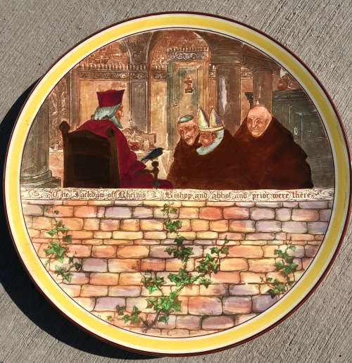 ROYAL DOULTON CHARGER `THE JACKDAW OF RHEIMS`