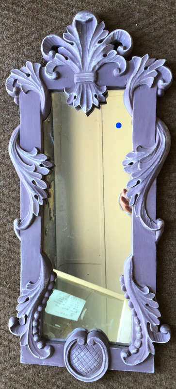 MIRROR HAND CARVED AND PAINTED