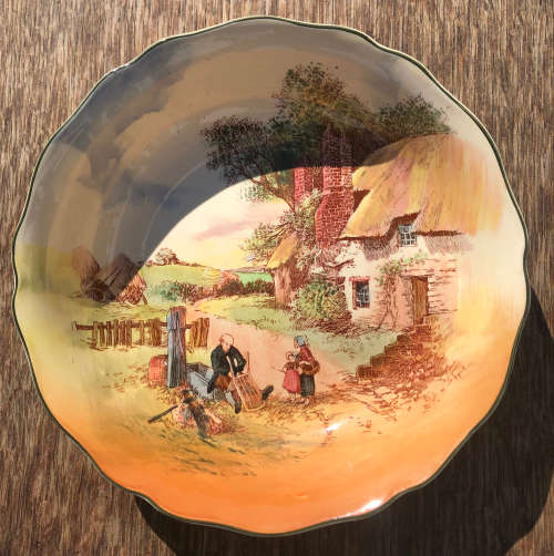 ROYAL DOULTON RUSTIC ENGLAND BOWL